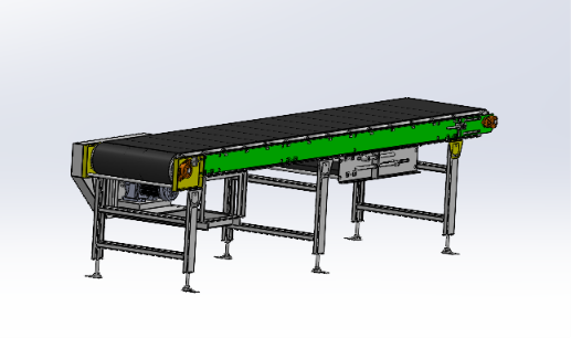 Industrial Conveyor 3D CAD Model